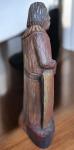 Viking Knight Wood Carved Sword and Shield Statue