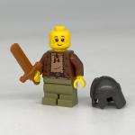Viking Boy Minifigure with Sword and Helmet