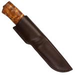Helle Eggen Camping Knife with Curly Birch Handle