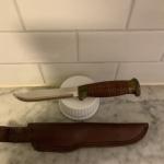 Vintage Helle Norge Fixed Blade Hunting Knife