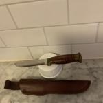Vintage Helle Norge Fixed Blade Hunting Knife