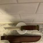 Vintage Helle Norge Fixed Blade Hunting Knife