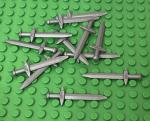 Flat Silver Greatsword for Lego Mini Figures
