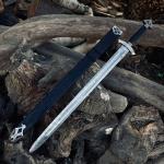 Viking Collectible: 2 Pcs Damascus Steel Sword