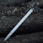 Viking Collectible: 2 Pcs Damascus Steel Sword