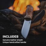 Helle Jegermester Outdoor Camping Knife with Sheath
