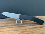 WE Knife 2102A Upshot Flipper with Black Ti Handles