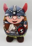 Viking Warrior Sword and Skull Shield Plush Toy