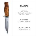 Helle GT Outdoor Camping Knife with Sheath