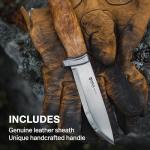 Helle GT Outdoor Camping Knife with Sheath