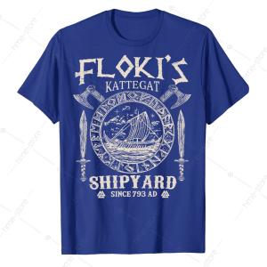 Floki's Kattegat Viking Ship Sword T-shirt