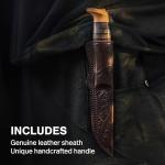 Helle Sigmund Camping Knife with Birch Handle