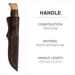 Helle Sigmund Camping Knife with Birch Handle