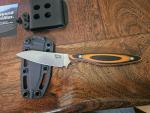 Montana Knife Co. Westslope Trout Orange & Black
