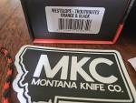 Montana Knife Co. Westslope Trout Orange & Black