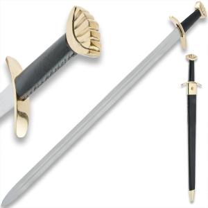 Norseman Viking Long Sword with Leather Scabbard