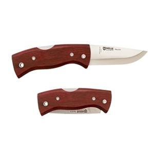 Helle Raud M Folding Pocket Knife - Red Birch