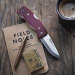 Helle Raud M Folding Pocket Knife - Red Birch