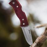 Helle Raud M Folding Pocket Knife - Red Birch
