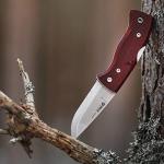 Helle Raud M Folding Pocket Knife - Red Birch