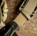 MKC Sere 25 Tactical Knife - Black/Coyote