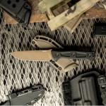 MKC Sere 25 Tactical Knife - Black/Coyote