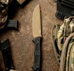 MKC Sere 25 Tactical Knife - Black/Coyote