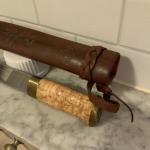 Helle Lappland Leuku Knife with Leather Sheath
