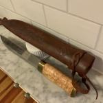 Helle Lappland Leuku Knife with Leather Sheath