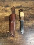 Helle Norway Hunting Knife with Birchwood Handle
