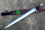 24" Hand Forged Norseman Viking Sword with Sheath