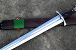 24" Hand Forged Norseman Viking Sword with Sheath