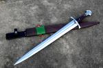 24" Hand Forged Norseman Viking Sword with Sheath