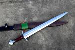 24" Hand Forged Norseman Viking Sword with Sheath