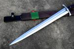 24" Hand Forged Norseman Viking Sword with Sheath