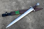 24" Hand Forged Norseman Viking Sword with Sheath