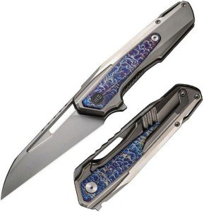 Falcaria Folding Knife with Titanium Handle