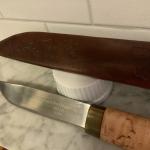 Helle Norway Lappland Leuku Knife with Leather Sheath