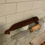 Helle Norway Lappland Leuku Knife with Leather Sheath