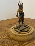 Norseman Viking Axe and Sword Figure 4.5" Tall