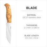 Helle Nordlys FG – Lightweight Knife for Food Prep