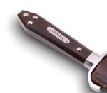 Hell's Belle Bowie Knife with Leather Sheath