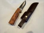 Helle Eggen Knife with Burl Wood Handle
