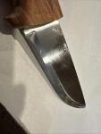 Helle Eggen Knife with Burl Wood Handle