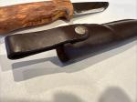 Helle Eggen Knife with Burl Wood Handle