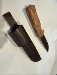 Helle Eggen Knife with Burl Wood Handle