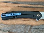 WE Knife 2102A Upshot Flipper with Black Ti Handles
