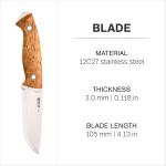 Helle Utvær Full Tang Bushcraft Knife