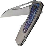 Falcaria Folding Knife with Titanium Handle