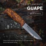 Helle Gaupe Knife - Triple Laminated Steel
